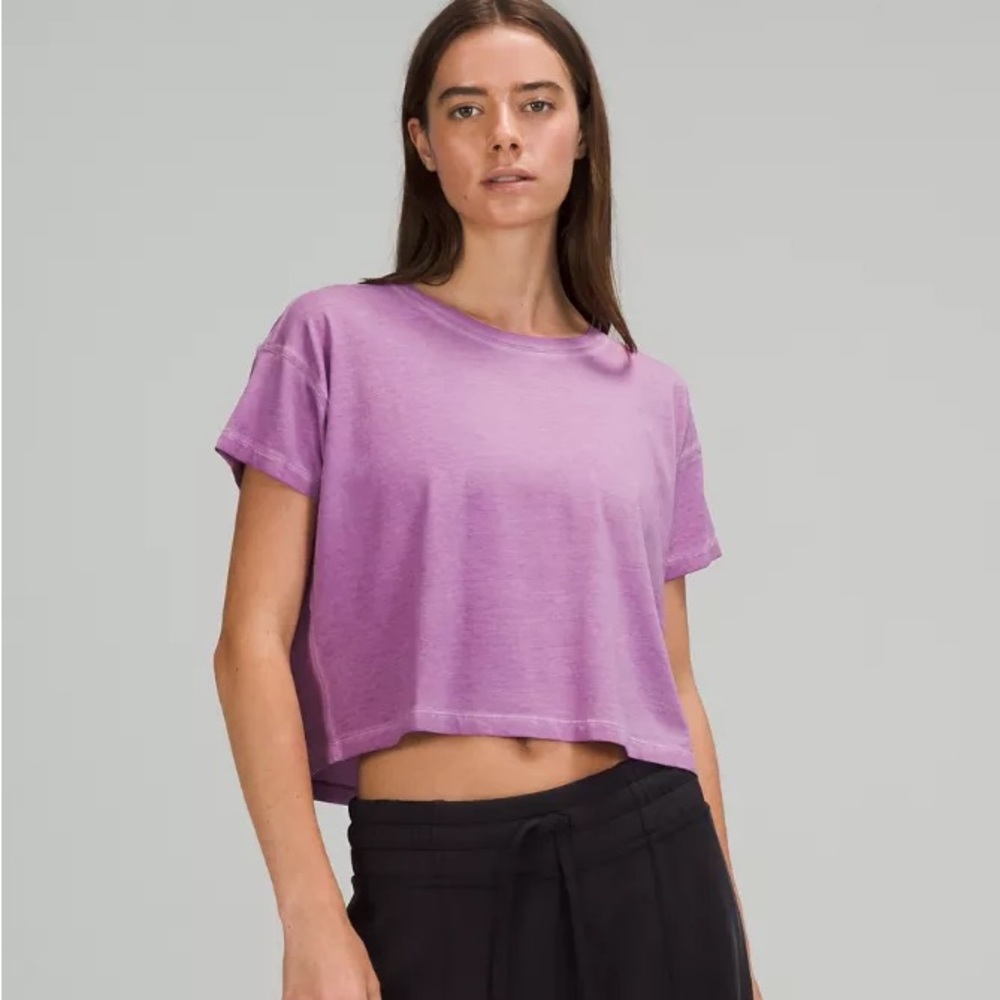 Lululemon Cates Tee Size 8 Purple